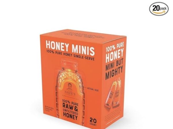 Nate’s Honey Minis (20 pack) only $5.23 shipped!